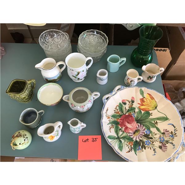 Assorted China & Crystal