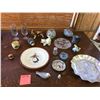 Image 1 : Colourful Paper Weight, Puppy, Kitty & Bird Figurines & Assorted Plates & Home Decor