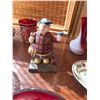Image 2 : Mr. Fix It Figurine, Gold Dish, Red Glass & Crystal Collectibles
