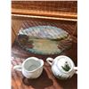 Image 3 : Lake Painting, Sugar & Creamers & Assorted Plates