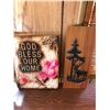Image 2 : God Bless Our Home/Deer/Panda Wall Art & Assorted Crystal Dishes