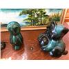 Image 4 : Blue Mountain Pottery - Cat, Dog, Owl, Sugar/Creamer & Painting