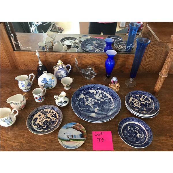 Asian Blue & White Collectible Plates & other Collectible Decor