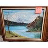 Image 2 : Large Landscape Painting with Easel