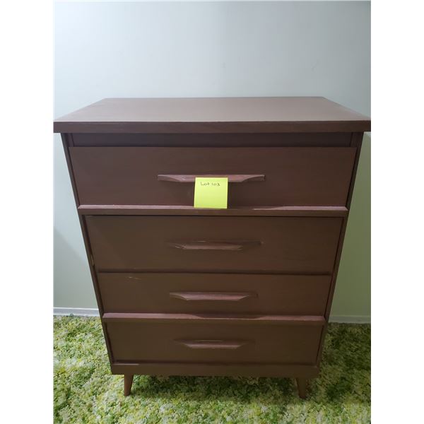 Vintage 4 Drawer Dresser