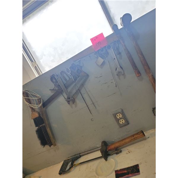 Saw, Hammer, Wrenches & Misc Tools & Brushes