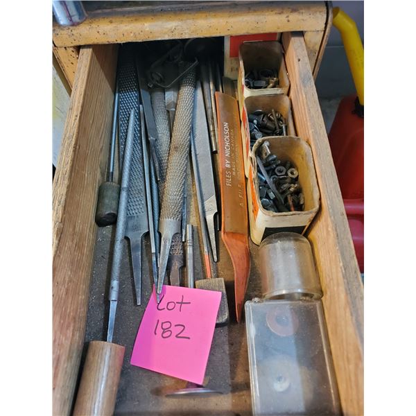 Assorted Files & Machine Screws