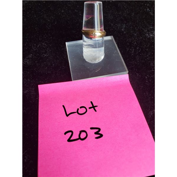 10k Gold & Melee Diamond Ring