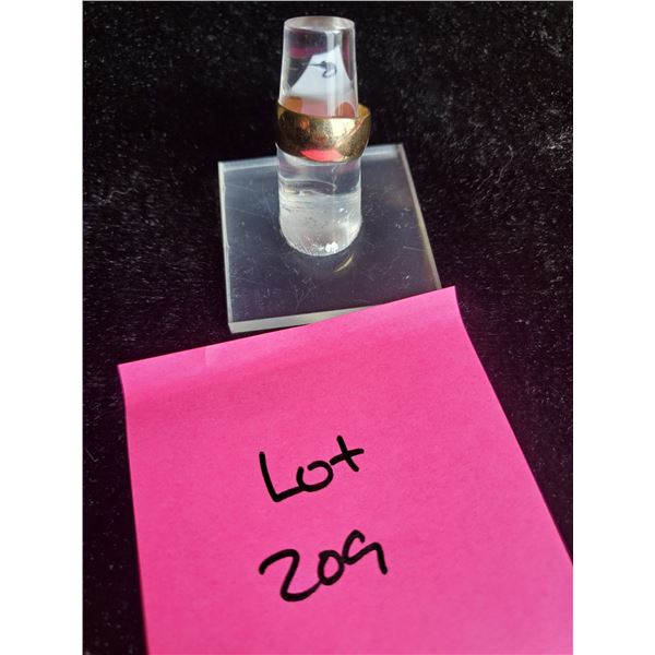 Thick 10k Gold Wedding Ring