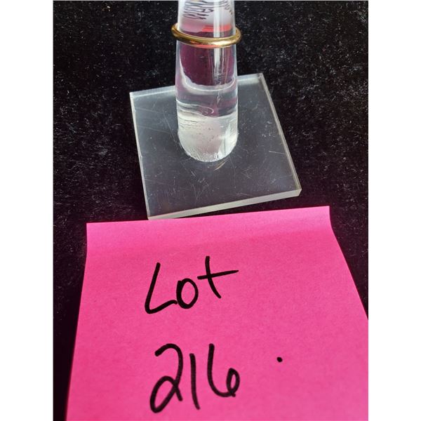 Ladies 10k Gold Wedding Band