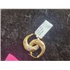 Image 2 : Two Tone 10k Gold Hoop Earrings