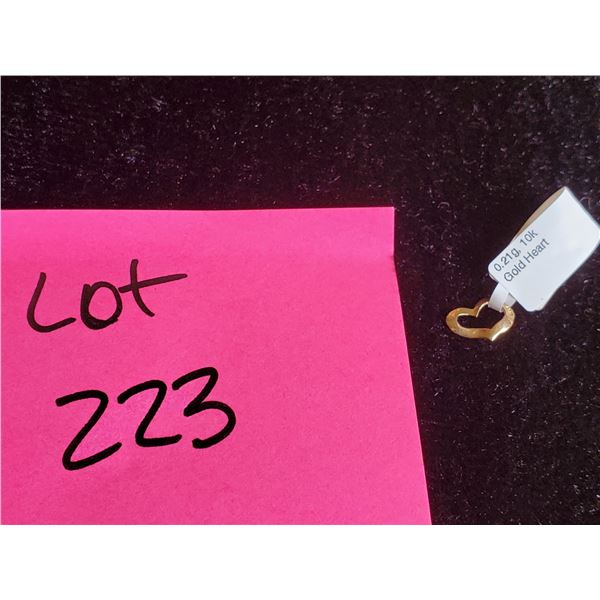 Small 10k Gold Pendant