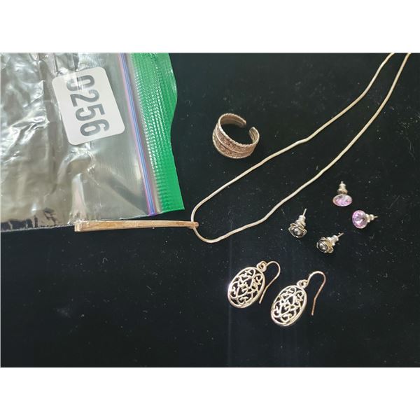 Necklace, Earrings & Ring