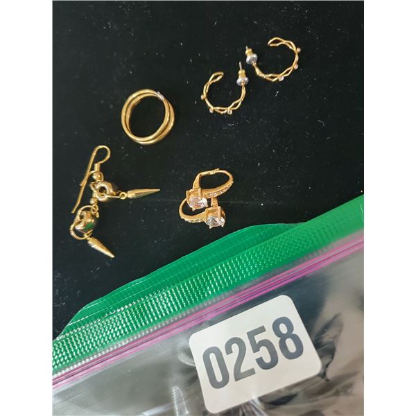 Assorted Gold Hoops & Earrings