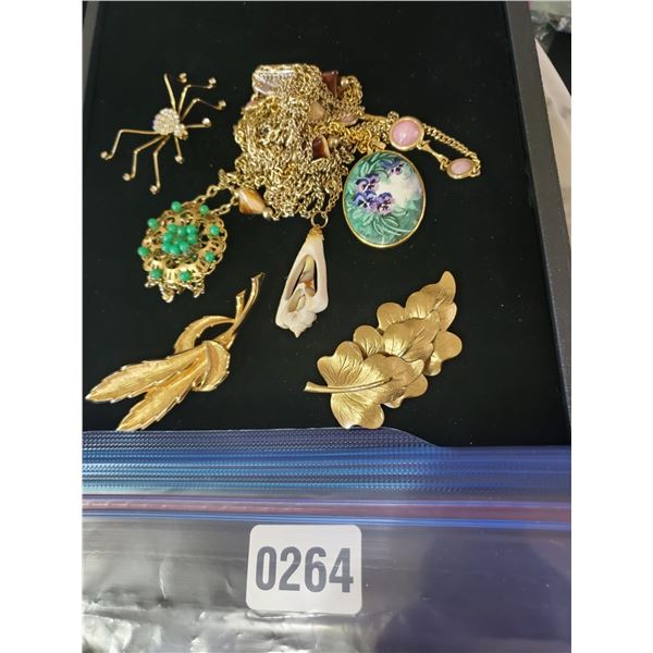 Assorted Necklaces & Brooches