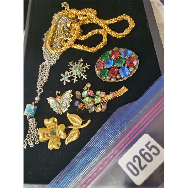 Assorted Necklaces & Brooches