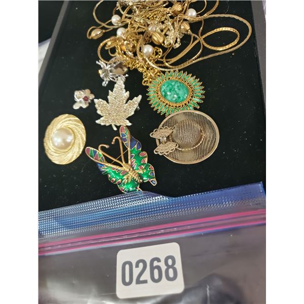 Assorted Necklaces & Brooches