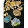 Image 2 : Assorted Chains & Brooches