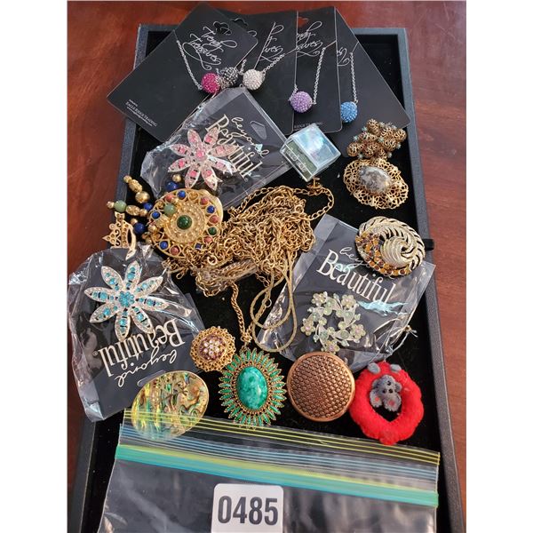Assorted Necklaces & Brooches