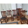 Image 2 : 6 Vintage Wooden Chairs