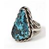 Image 1 : Navajo Sterling Turquoise Ring, Size 7.25