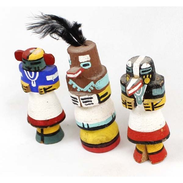 Vintage Hopi Route 66 Kachina Dolls