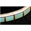 Image 4 : Vintage Navajo Sterling Inlay Turquoise Bracelet