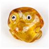 Image 9 : Zuni Amber Frog Fetish by Ricky Laahty