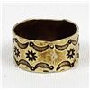 Image 6 : Navajo Old Pawn Brass & Turquoise Ring, Size 10