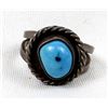 Image 2 : Navajo Old Pawn Sterling Turquoise Ring, Size 9