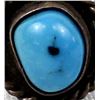 Image 3 : Navajo Old Pawn Sterling Turquoise Ring, Size 9