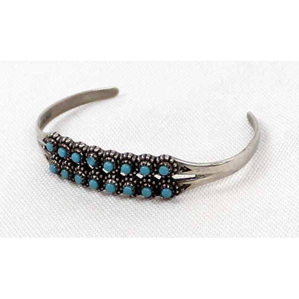 Bell Trading Post Sterling Turquoise Bracelet