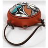 Image 5 : Navajo Hand Painted Ceramic Pottery Canteen, Nez