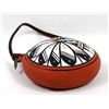 Image 6 : Navajo Hand Painted Ceramic Pottery Canteen, Nez