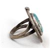 Image 7 : Navajo Old Pawn Sterling Turquoise Ring, Size 4