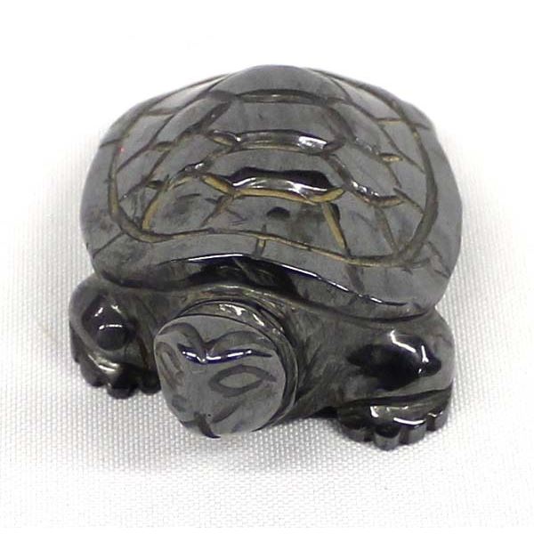 Carved Hematite Turtle