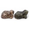 Image 10 : 2 Carved Stone Frogs