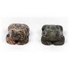 Image 2 : 2 Carved Stone Frogs