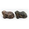 Image 6 : 2 Carved Stone Frogs