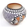 Image 4 : Native American Acoma Eye Dazzler Pottery Bowl