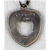 Image 9 : Navajo Sterling Inlay Turqoise Heart Necklace