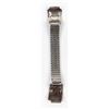 Image 6 : Zuni Sterling Inlay Watch Band by E. Cellicion