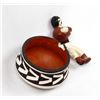 Image 3 : Native American Acoma Pottery Bowl and Figure