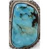 Image 3 : Navajo Old Pawn Sterling Turquoise Ring, Size 9