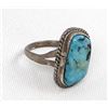 Image 4 : Navajo Old Pawn Sterling Turquoise Ring, Size 9