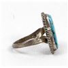 Image 7 : Navajo Old Pawn Sterling Turquoise Ring, Size 9