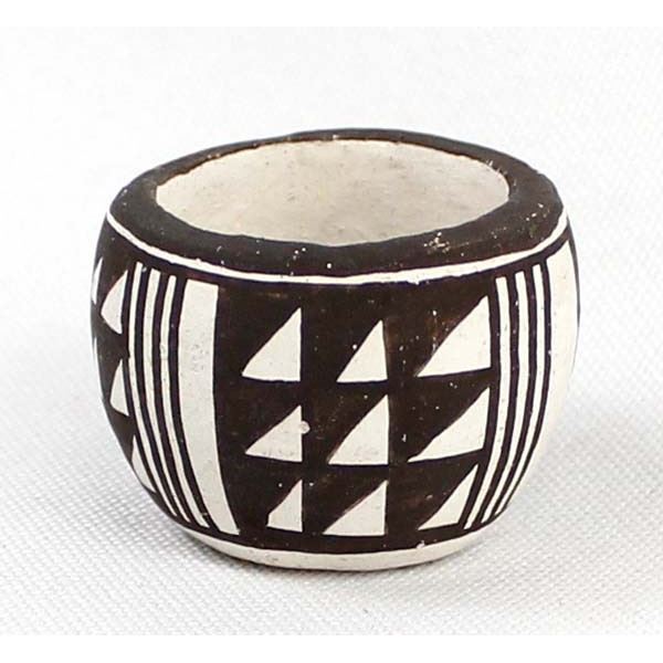 Acoma Miniature Pottery Bowl by Emma Lewis