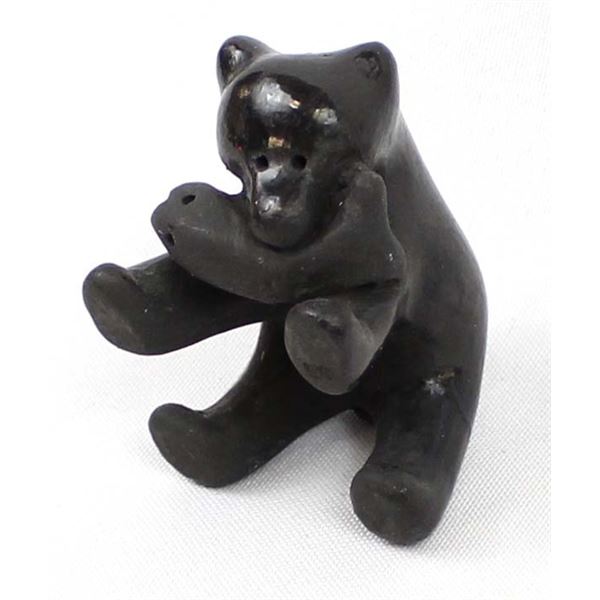 Santa Clara Pottery Bear by D. & P. Gutierrez