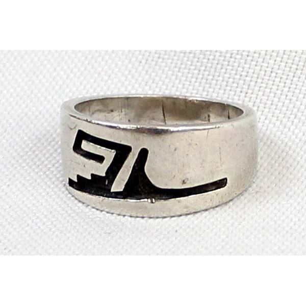 Vintage Hopi Sterling Ring, Size 7