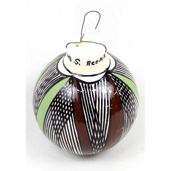 2006 Acoma Ceramic Pottery Ornament
